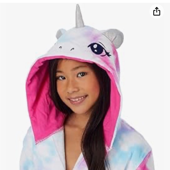 NWT Youth St Eve Beach Unicorn Cover Up - Picture 4 of 12